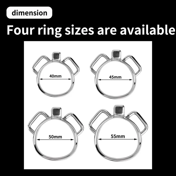 Male Sex Toys CHASTITY CAGE CO Steel Clitty Chastity Cage