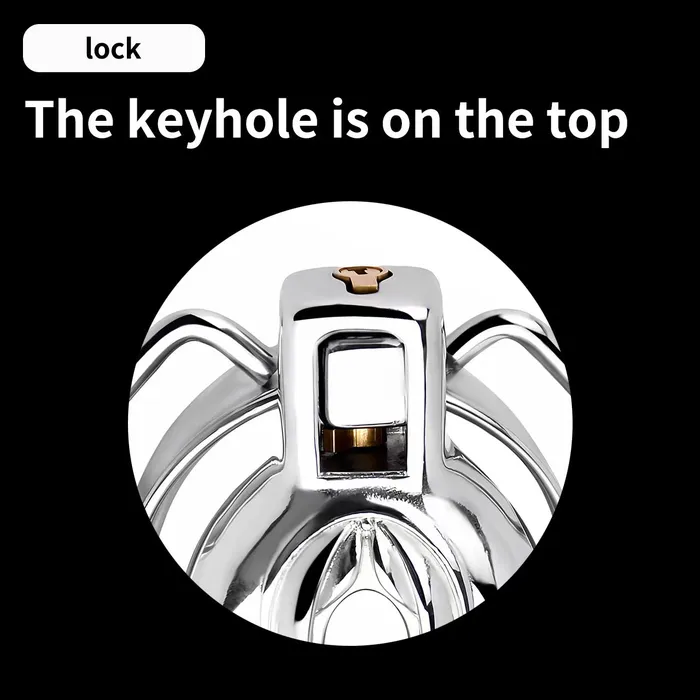 Male Sex Toys CHASTITY CAGE CO Steel Clitty Chastity Cage