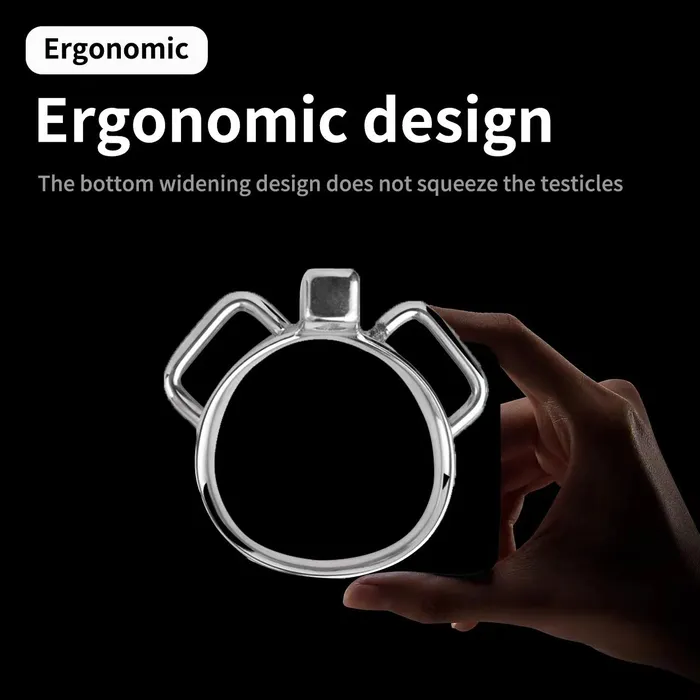 Male Sex Toys CHASTITY CAGE CO Steel Clitty Chastity Cage