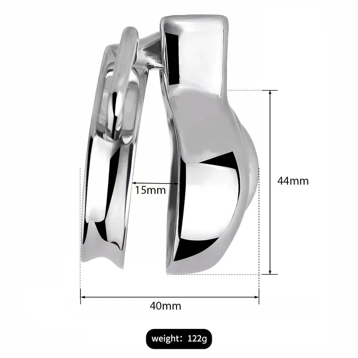 Male Sex Toys CHASTITY CAGE CO Steel Clitty Chastity Cage