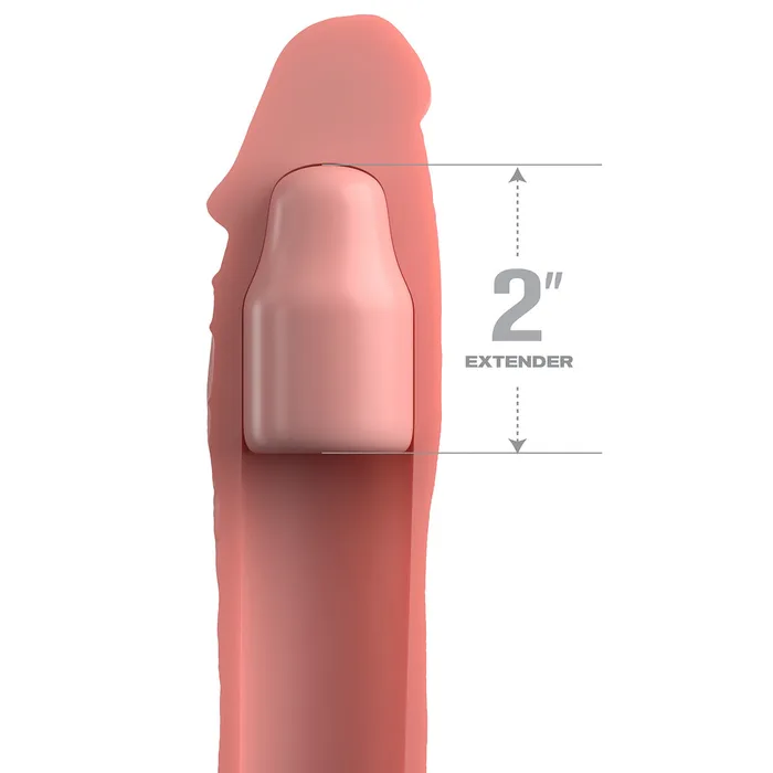Male Sex Toys Pipedream Fantasy Xtensions Elite 6 Extension with Strap Light