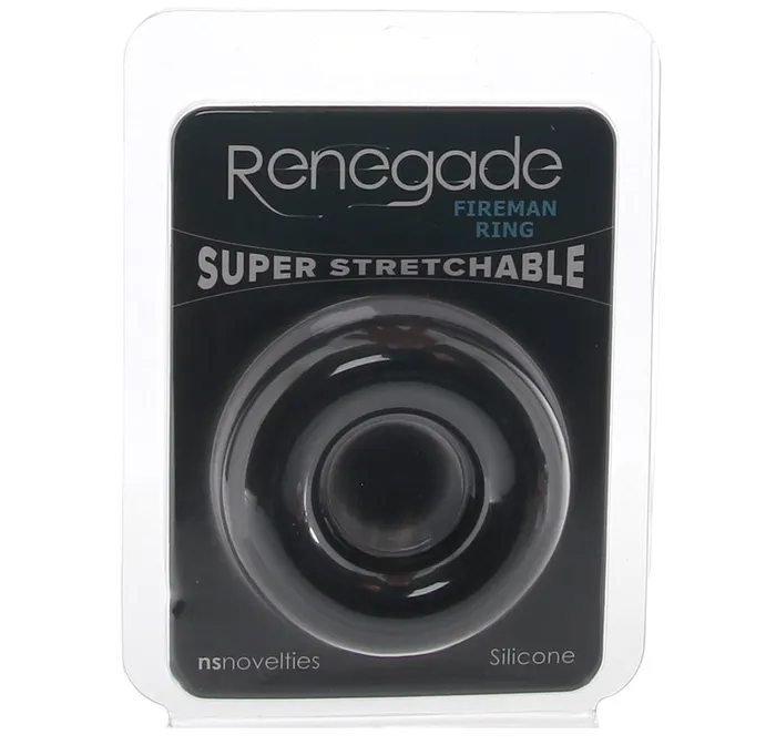 ns novelties Male Sex Toys Renegade Super Stretchable Fireman Ring Set in Large