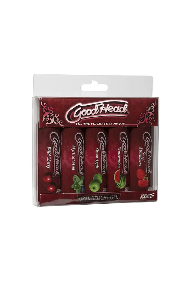 Doc Johnson GoodHead Oral Delight Gel 5Pack Doc Johnson Enhancers