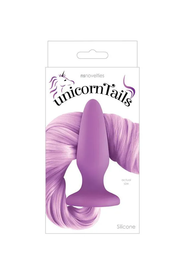 NS Novelties Anal NS Novelties UnicornTails Tail Plug Pastel Purple