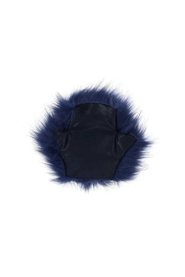 Sex Mischief Vibrators Sex Mischief Cougar Spiked Sensory Glove Blue