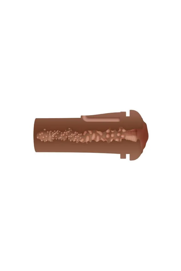 Zero Tolerance Male Sex Toys Zero Tolerance Pop on the Go Stroker Brown